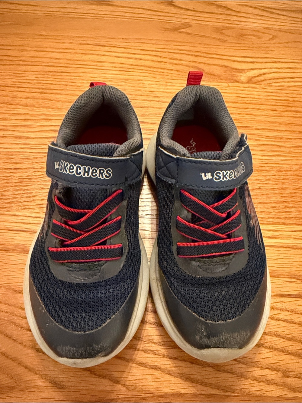 Skechers Kids Navy with Red Accent Sneakers
